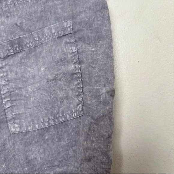 River + Sky Womens Small Linen Tie Dye  Patch Pocket Made In USA Short - Picture 12 of 12